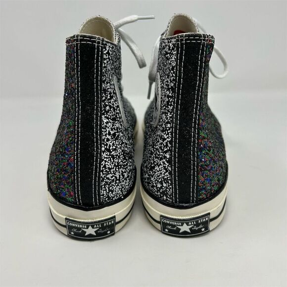 Converse x JW Anderson Chuck 70 Hi Glitter Pack Multicolor Size 12 Black White - Picture 9 of 15